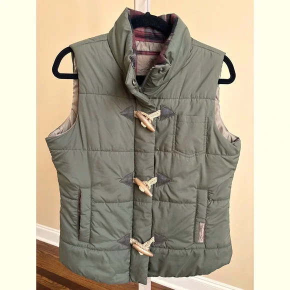 Legendary Puffer Toggle Vest Hunter Green Medium - Picture 3 of 11